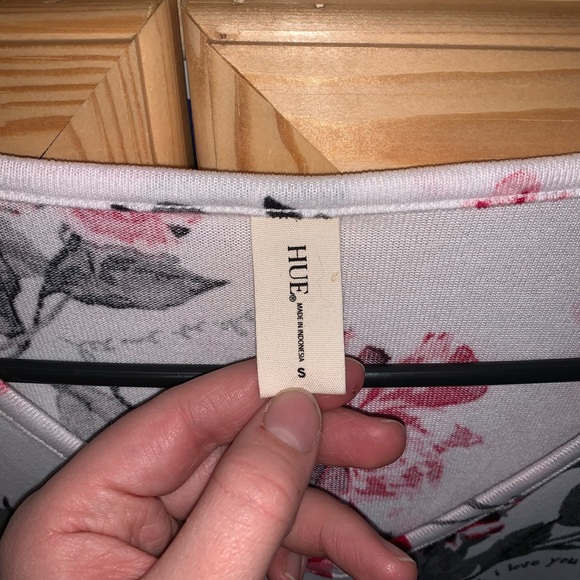 Hue floral shirt size S - Picture 3 of 3